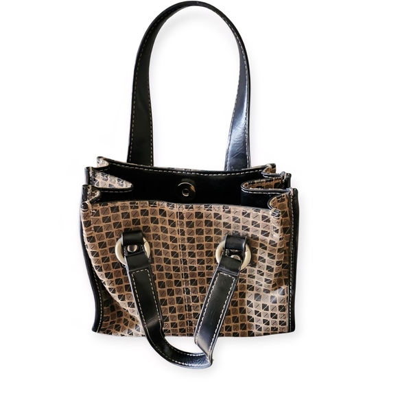 Nine & Co. Black and Brown Mini Bag - Picture 3 of 8